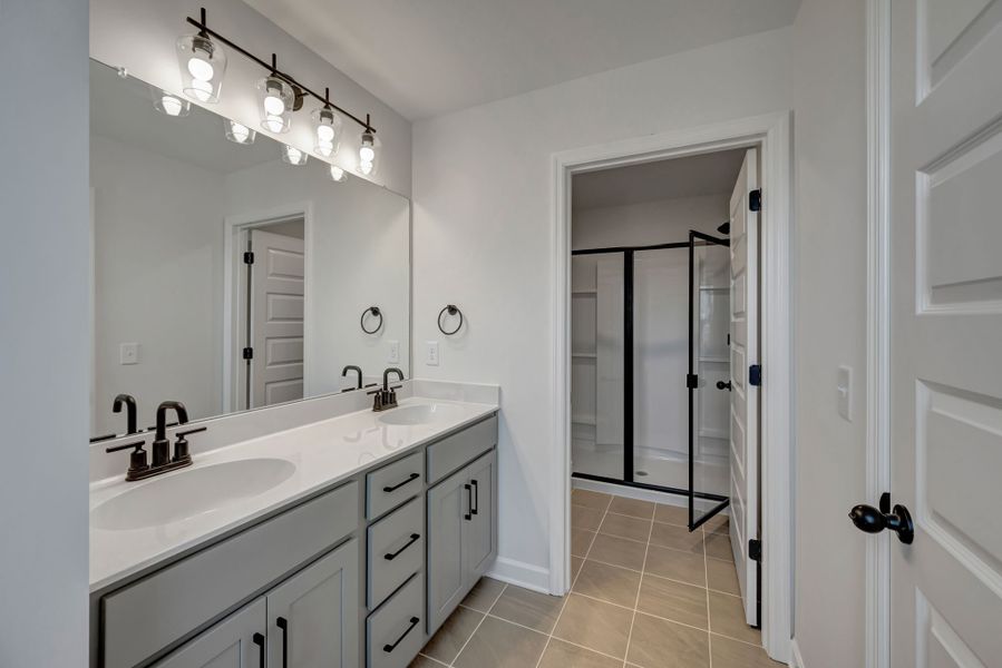 Furnished interior in a model home at Anderson Park in Hendersonville (Image 78).