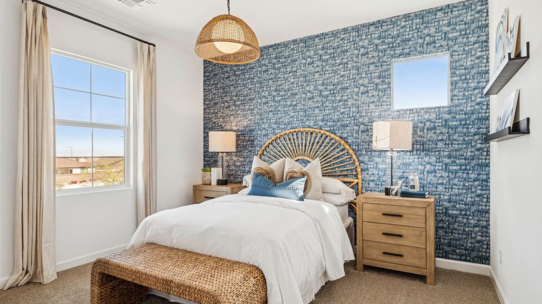 Furnished interior in a model home at Westpark in Buckeye (Image 19).