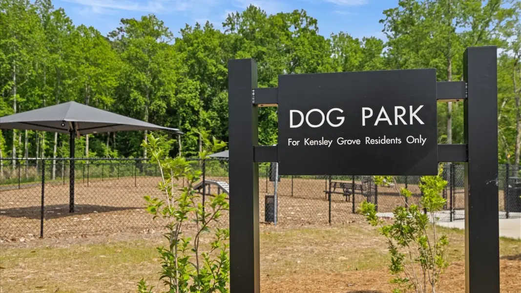Front exterior of a home in the Kensley Grove community, located in Fuquay Varina, NC (Image 1).