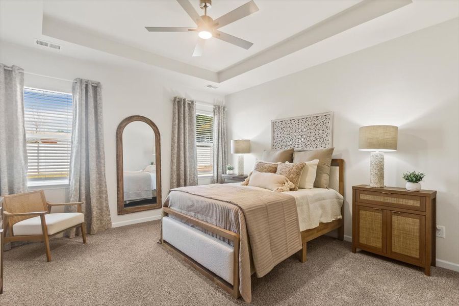 Furnished interior in a model home at Halton Oaks in Spartanburg (Image 14). Furnished interior in a model home at Halton Oaks in Spartanburg (Image 14).