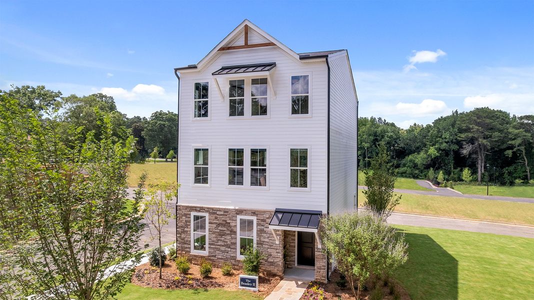 Front exterior of a home in the Celesta community, located in Scottdale, GA (Image 3). Front exterior of a home in the Celesta community, located in Scottdale, GA (Image 3).