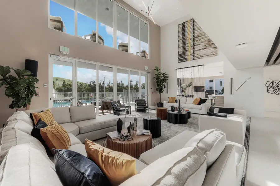 Furnished interior in a model home at Vesta at Neovita Doral in Doral (Image 8).