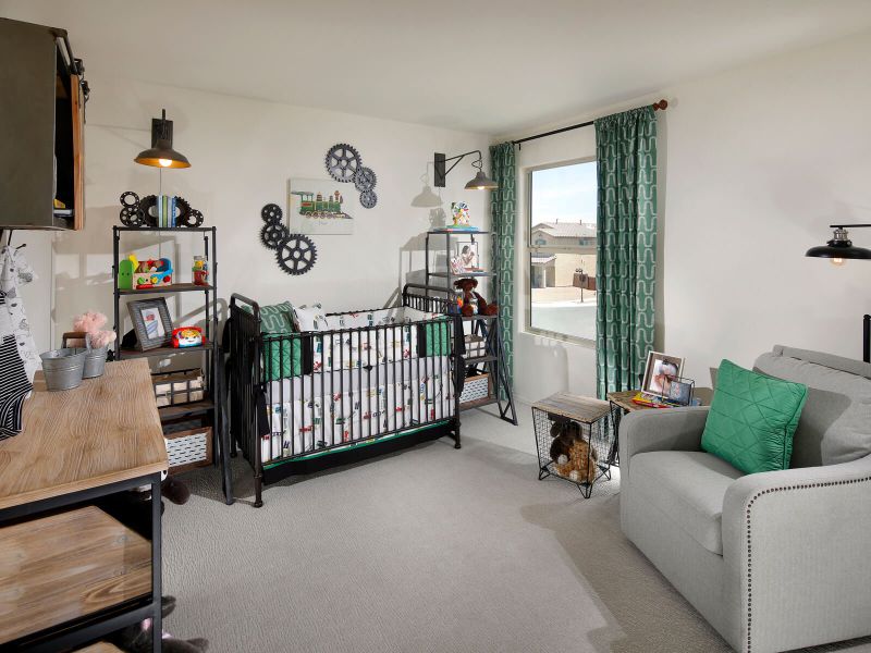 The 2960 floorplan modeled at Entrada del Rio.