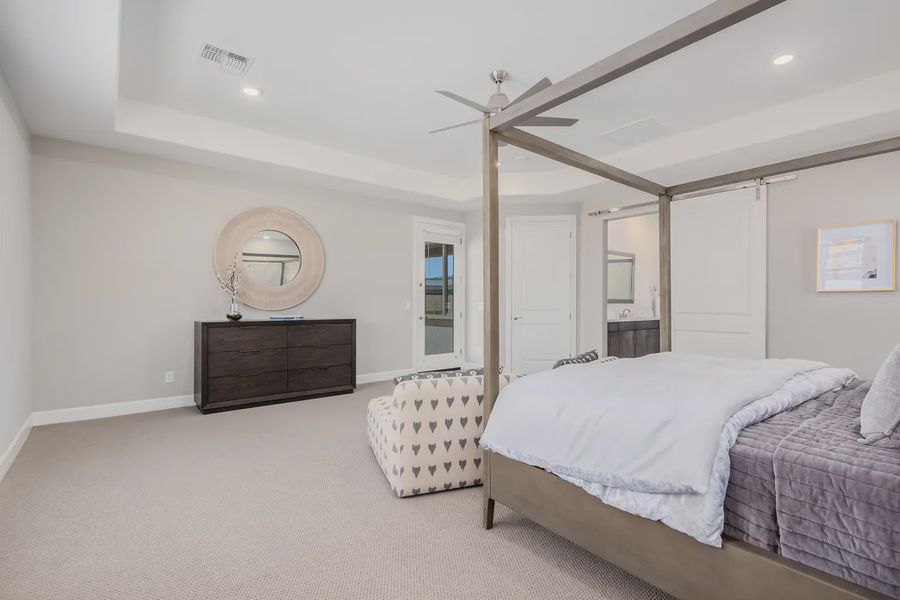 Furnished interior in a model home at Bellero Estates in Queen Creek (Image 38).