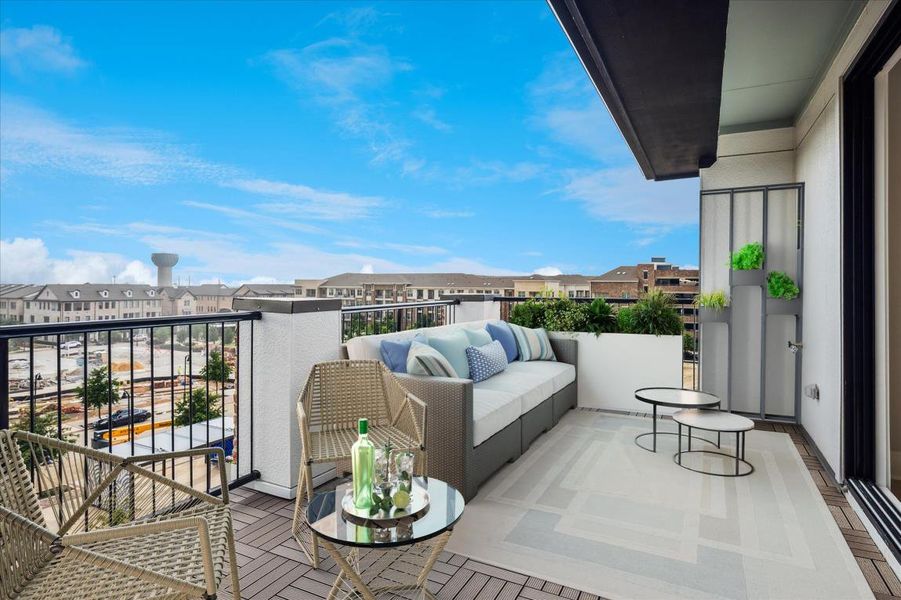 Furnished interior in a model home at Addison Grove in Addison (Image 23). Furnished interior in a model home at Addison Grove in Addison (Image 23).