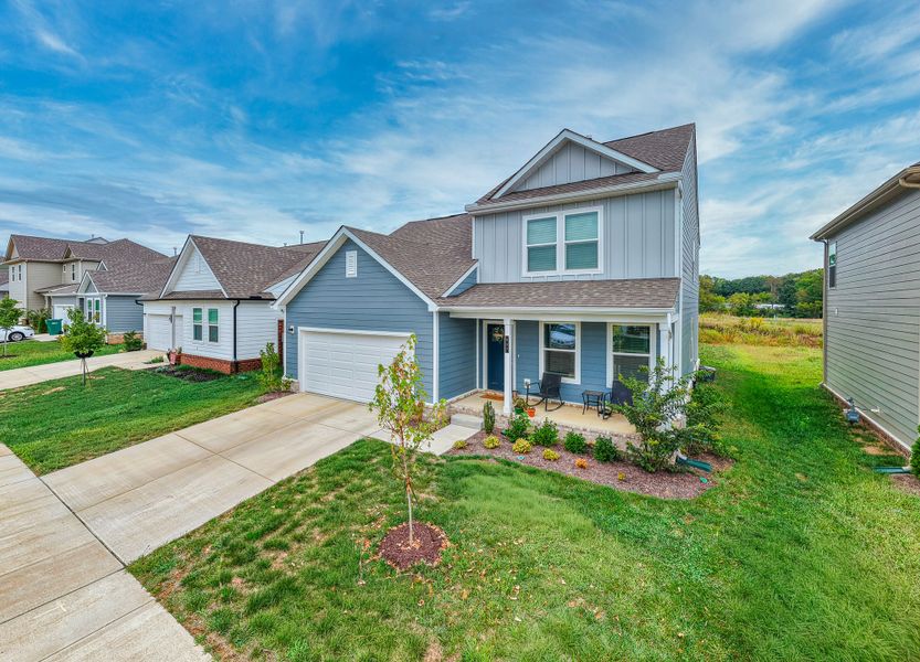 Streetscape of Community (Exterior Elevations may vary)