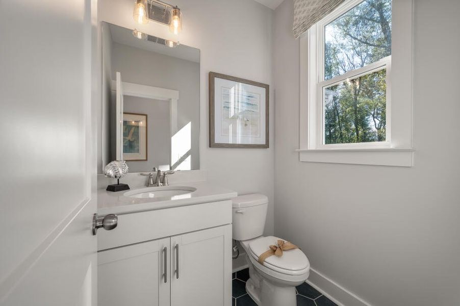 Furnished interior in a model home at New Riverside Village in Bluffton (Image 23).