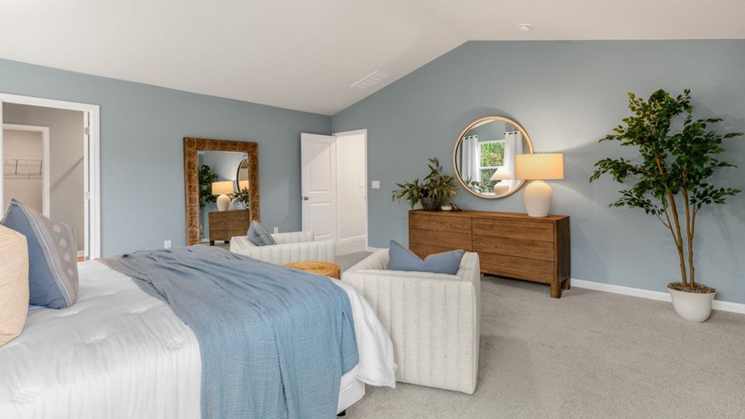 Furnished interior in a model home at Mason Ridge in Spring Lake (Image 25).