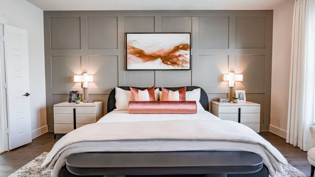 Furnished interior in a model home at Shady Valley Estates in Midlothian (Image 5).