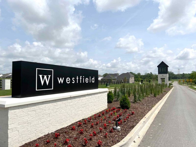Entrance to the Westfield Manor Homes community in Gallatin, TN, featuring signage and landscaping (Image 2).