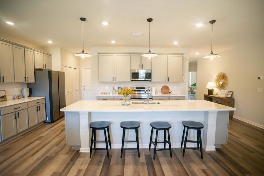Furnished interior in a model home at Bellview Pointe in Bellview (Image 7).