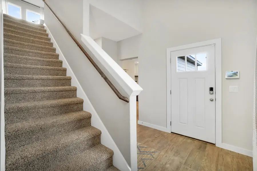 Furnished interior in a model home at Blue Ridge Ranch in San Antonio (Image 3).