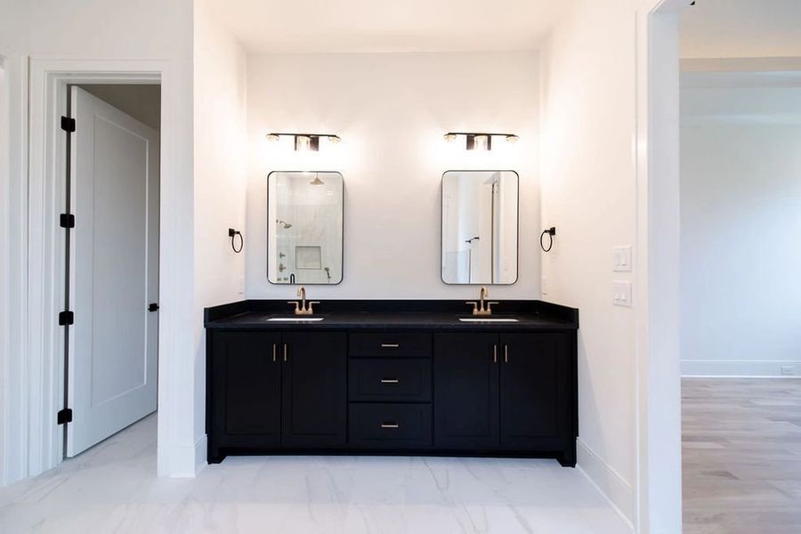 Furnished interior in a model home at The Reserve at Wright Farms in Mount Juliet (Image 10).