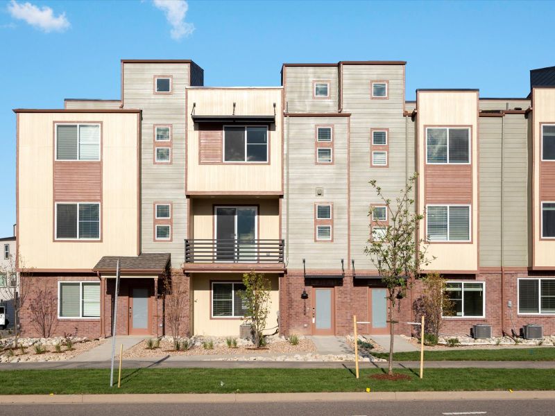 The Cameron floorplan exterior image taken at a Meritage Homes community in Broomfield, CO.