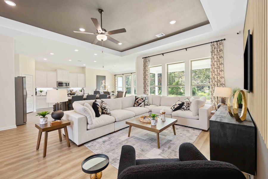 Deer Pines Model - Family Room