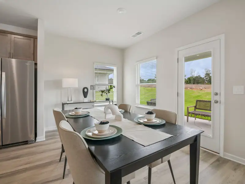 Furnished interior in a model home at Moss Farms in Lula (Image 4). Furnished interior in a model home at Moss Farms in Lula (Image 4).