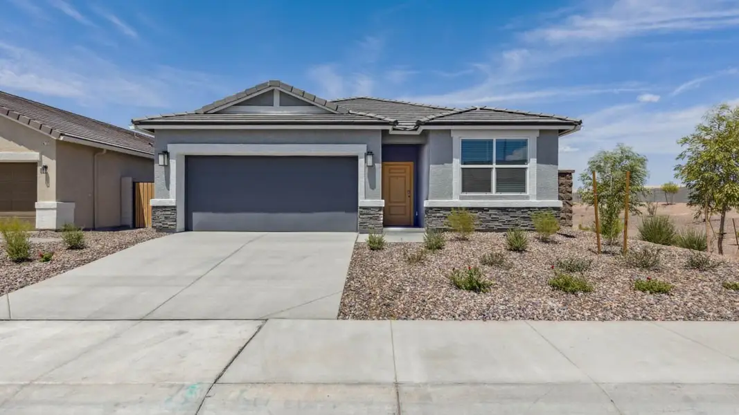 Front exterior of a home in the Anthem at Merrill Ranch community, located in Florence, AZ (Image 1). Front exterior of a home in the Anthem at Merrill Ranch community, located in Florence, AZ (Image 1).