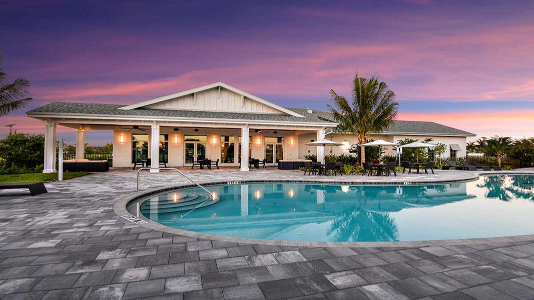 Front exterior of a home in the The Cove at West Port community, located in Port Charlotte, FL (Image 1). Front exterior of a home in the The Cove at West Port community, located in Port Charlotte, FL (Image 1).