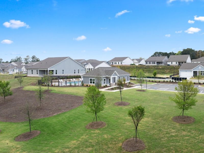 Front exterior of a home in the Kelly Preserve community, located in Loganville, GA (Image 4).