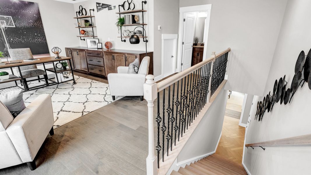 Furnished interior in a model home at Cresswind at Rocky River - OPEN 2026 in Locust (Image 14). Furnished interior in a model home at Cresswind at Rocky River - OPEN 2026 in Locust (Image 14).