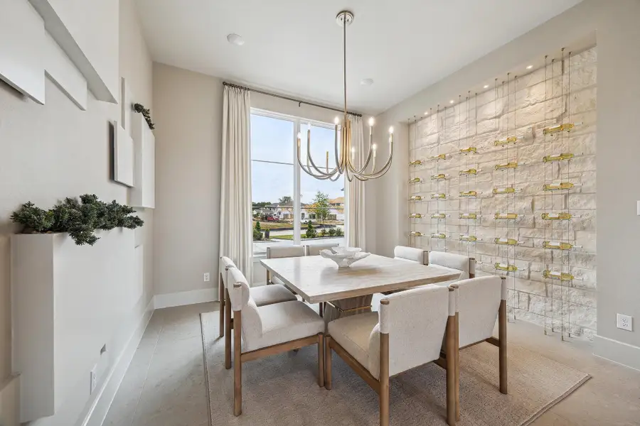 Furnished interior in a model home at ARTAVIA® - 65' Art Collection in Conroe (Image 4).