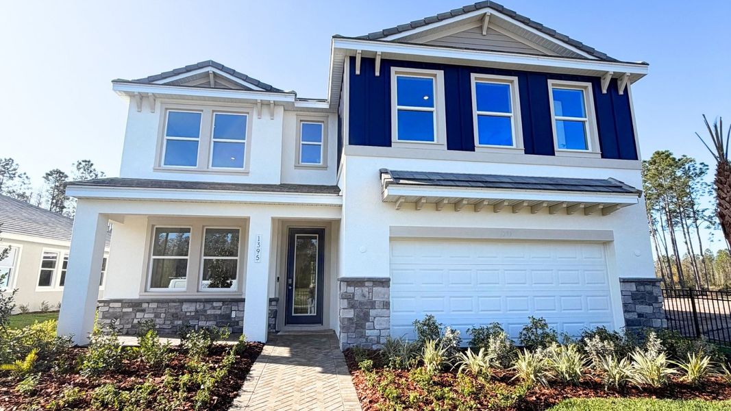 Front exterior of a home in the Hammock at Two Rivers community, located in Zephyrhills, FL (Image 1). Front exterior of a home in the Hammock at Two Rivers community, located in Zephyrhills, FL (Image 1).