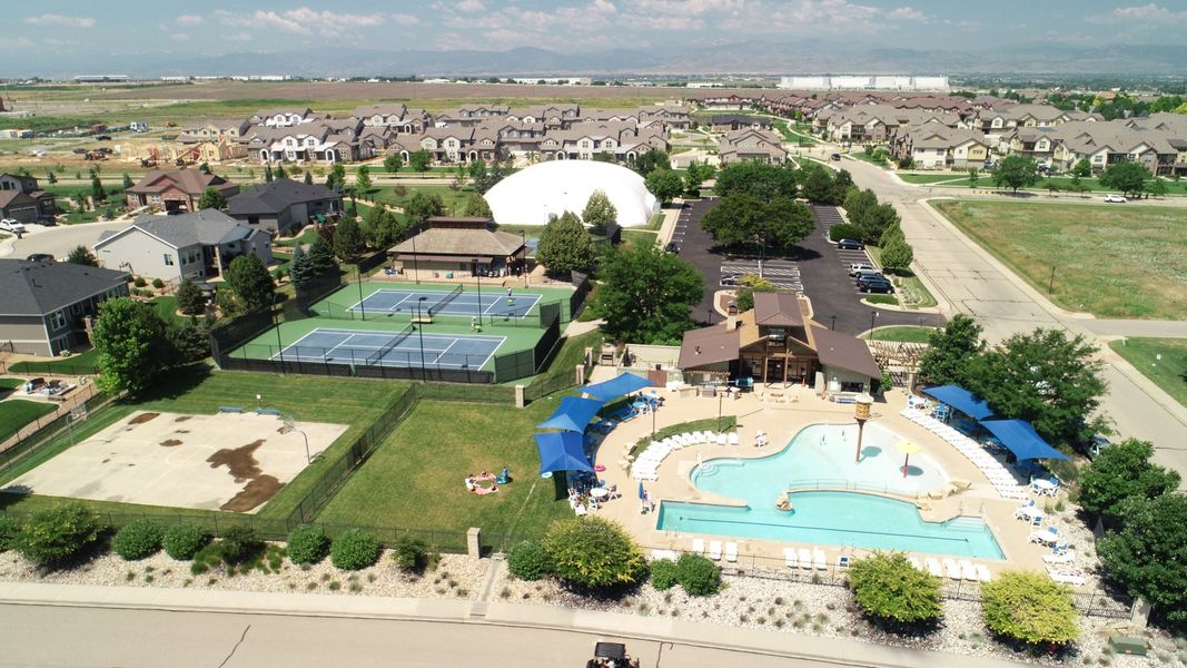 Aerial view of the Vernazza community in Windsor, CO, showing layout and nearby surroundings (Image 15).