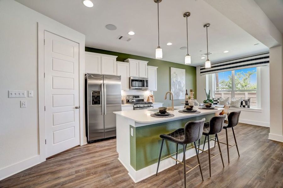 Furnished interior in a model home at Center 45 in Round Rock (Image 35). Furnished interior in a model home at Center 45 in Round Rock (Image 35).