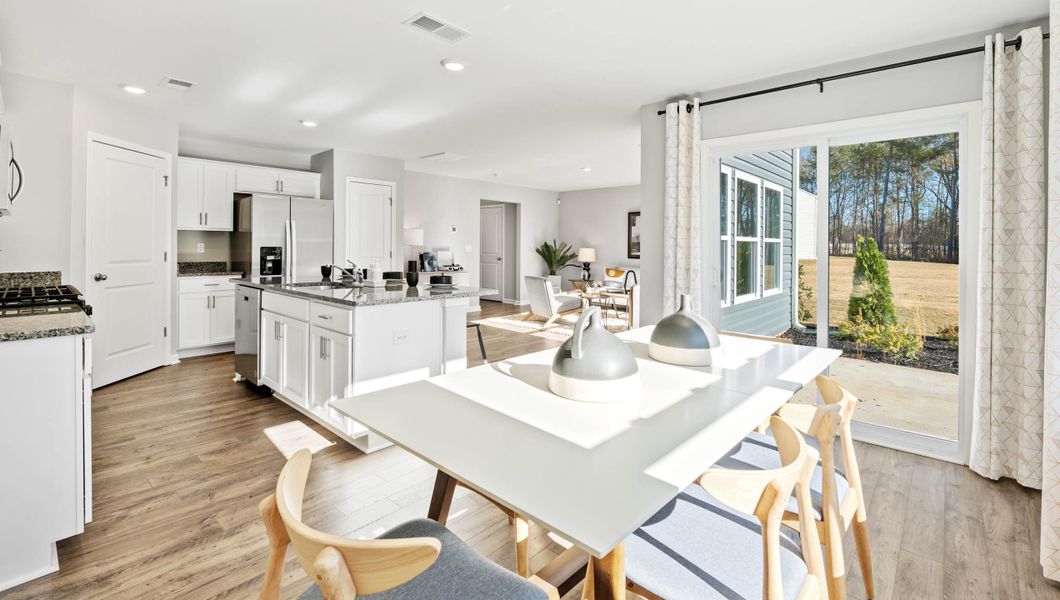 Furnished interior in a model home at Varner Station in Woodruff (Image 16). Furnished interior in a model home at Varner Station in Woodruff (Image 16).