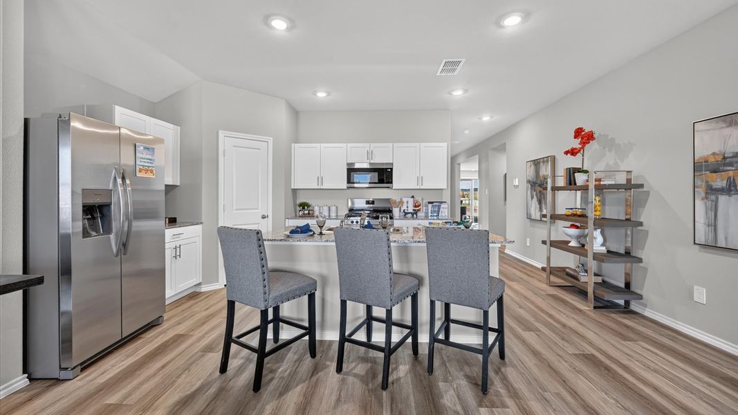 Furnished interior in a model home at The Hills at Reunion in Newark (Image 8).