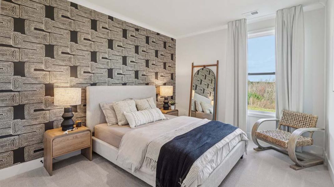 Furnished interior in a model home at Laurelbrook in Sherrills Ford (Image 40).