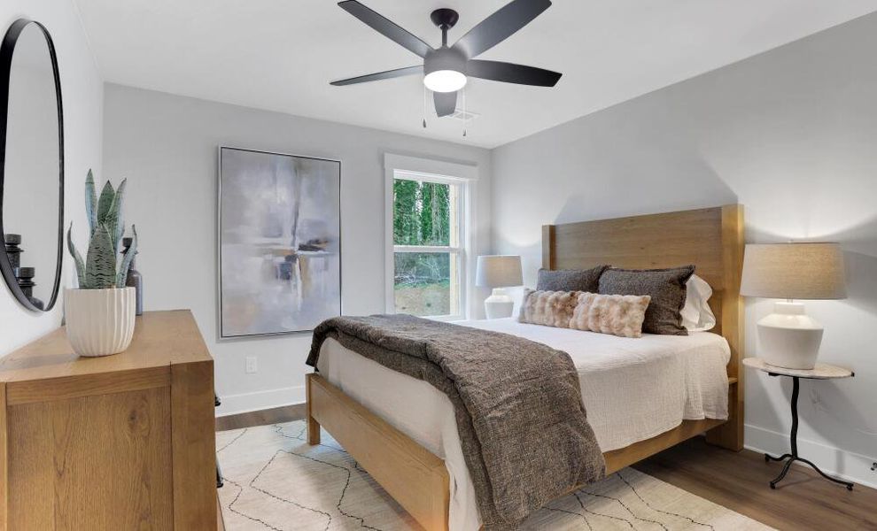 Furnished interior in a model home at Villas at Dawsonville Townhomes in Dawsonville (Image 18).