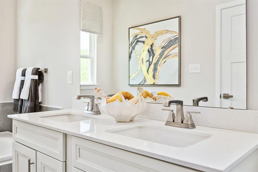 Furnished interior in a model home at Park Ridge at Sugar Hill in Sugar Hill (Image 11).