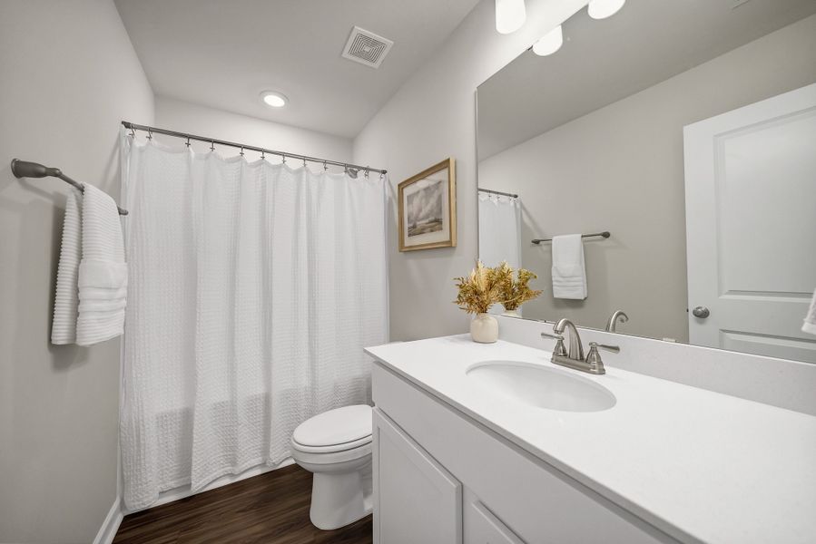 Furnished interior in a model home at Village at Boulware in Lugoff (Image 27).