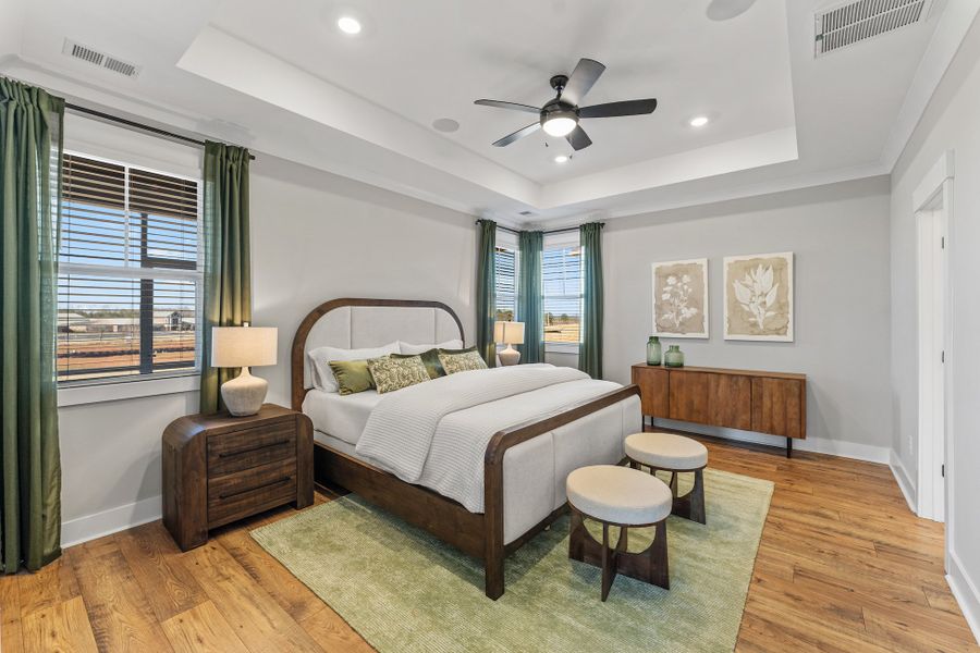 Furnished interior in a model home at The Meadows at Midway in Anderson (Image 23). Furnished interior in a model home at The Meadows at Midway in Anderson (Image 23).