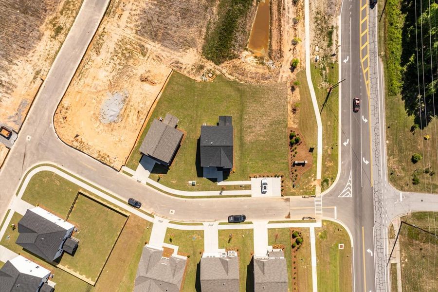 Aerial view of the Camellia Park community in Thomson, GA, showing layout and nearby surroundings (Image 21).