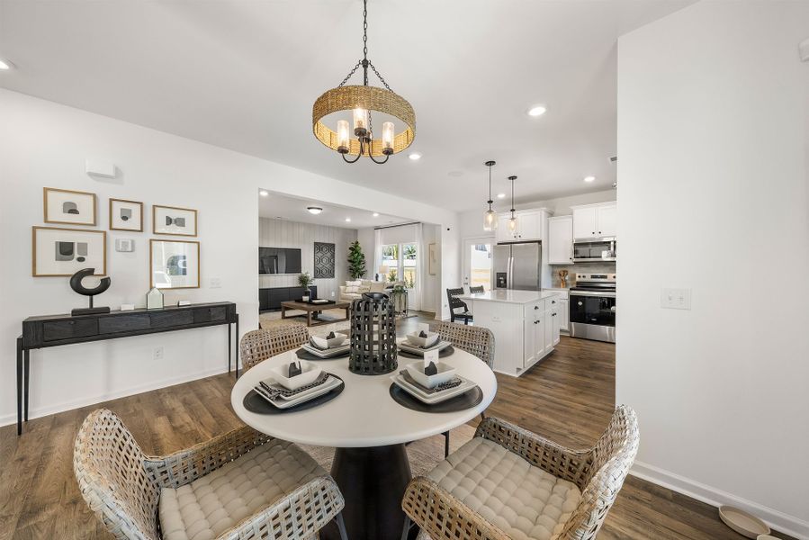 Furnished interior in a model home at Murray Heights in Winston-Salem (Image 10).