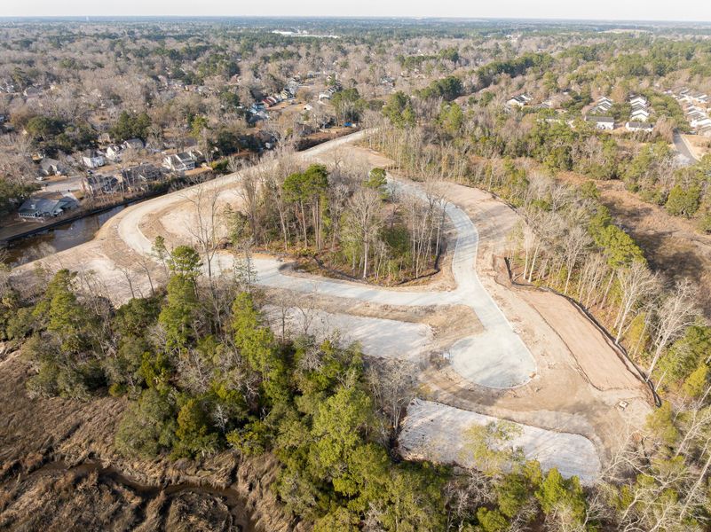 Site preparation and early development at Tributary III at the Park at River's Edge in North Charleston, SC (Image 7).