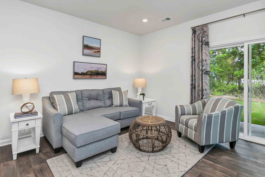 Furnished interior in a model home at Willow Commons in Lugoff (Image 18).
