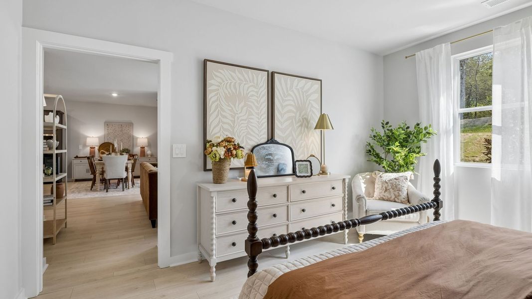 Furnished interior in a model home at Reserve at Hickory Ridge in Columbia (Image 46).