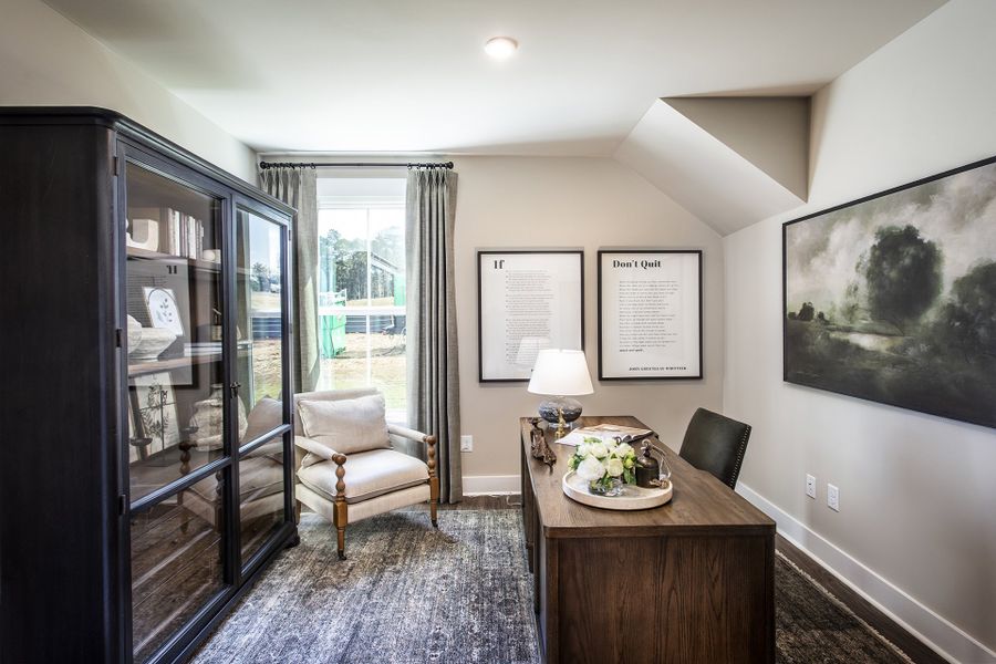 Furnished interior in a model home at Gatherings® at GreenHouse in Marietta (Image 8).