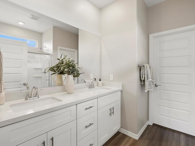 Furnished interior in a model home at South Ranch Destination Collection in Prescott (Image 19). Furnished interior in a model home at South Ranch Destination Collection in Prescott (Image 19).