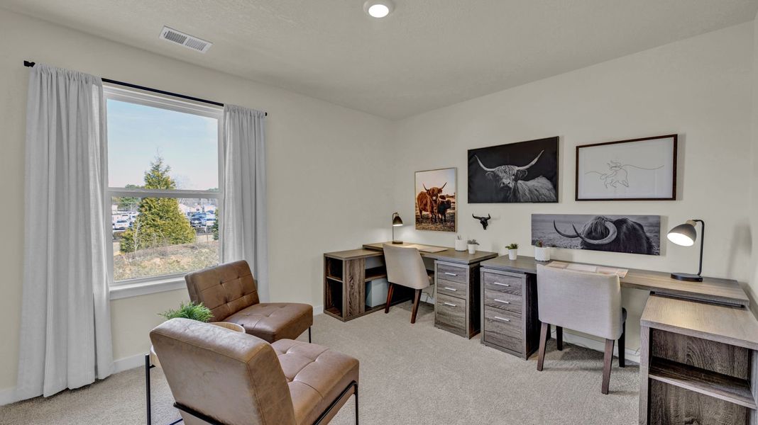 Furnished interior in a model home at Polo Fields in Kingsport (Image 44).