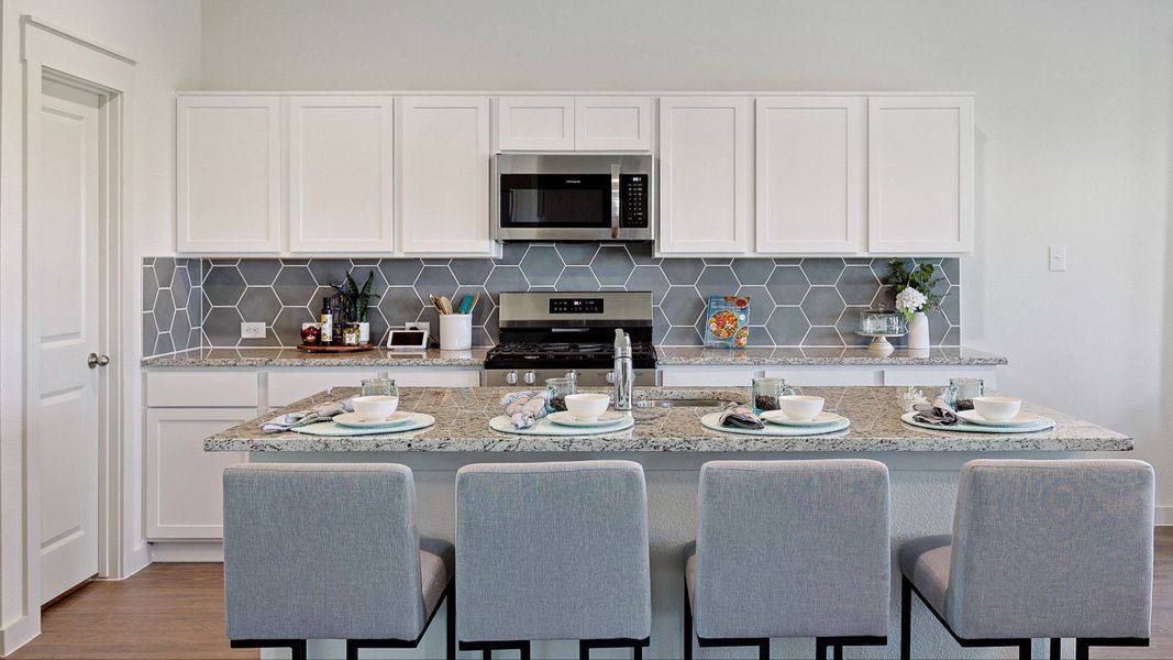 Furnished interior in a model home at Morningside in Josephine (Image 6).