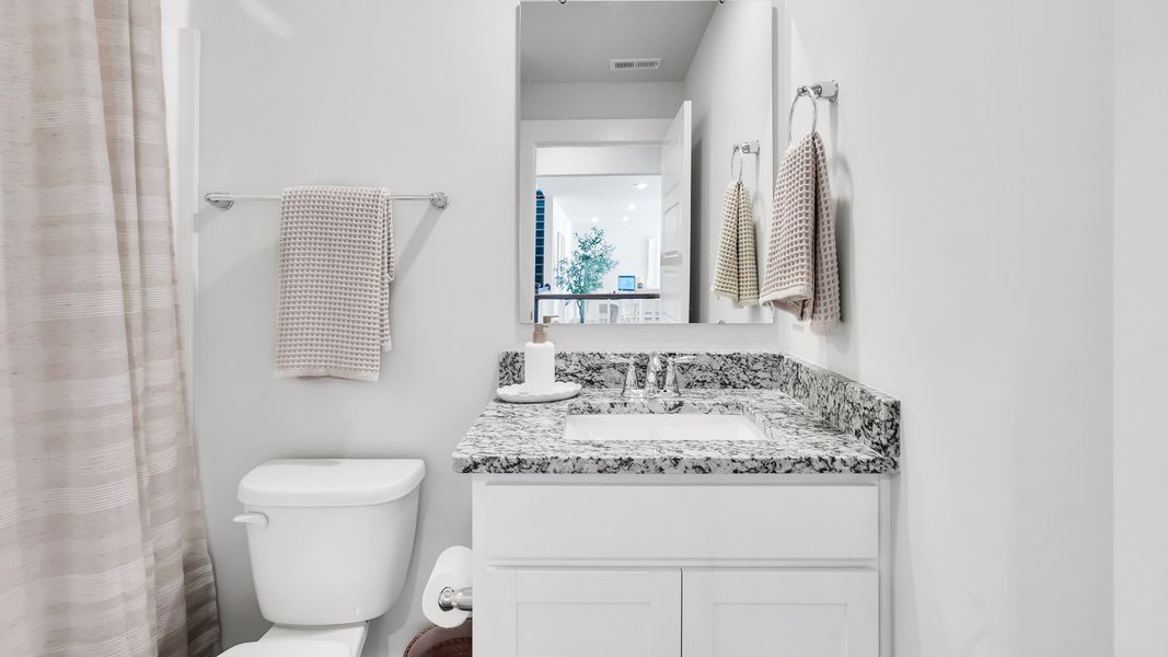 Furnished interior in a model home at Merchant Point in Jacksonville (Image 15).