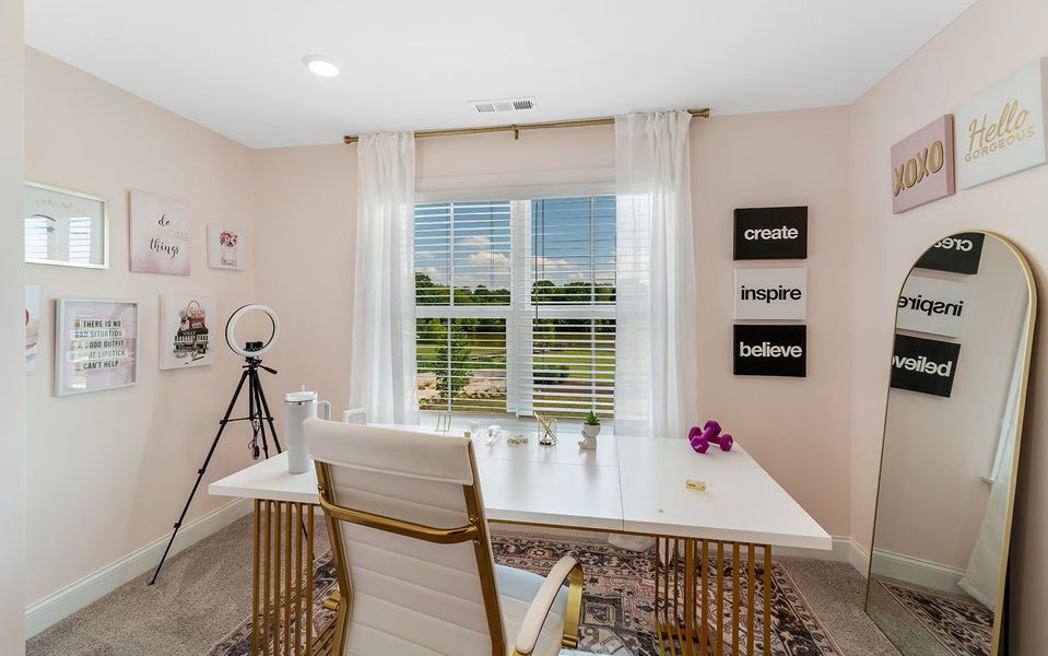 Furnished interior in a model home at The Retreat at Norman Farm in Hendersonville (Image 37).