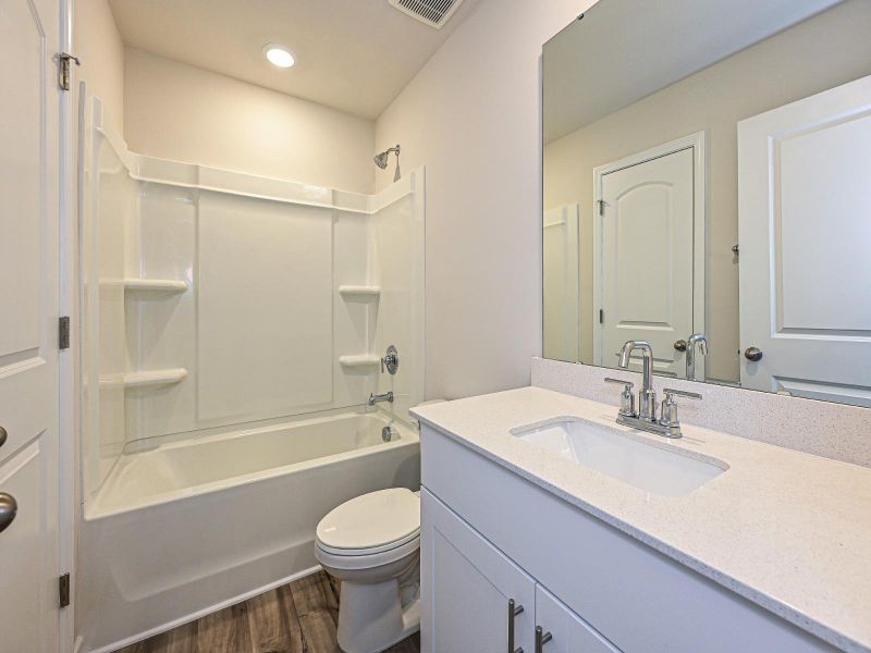 Secondary Bathroom at Morgan Hills in Albemarle, NC.