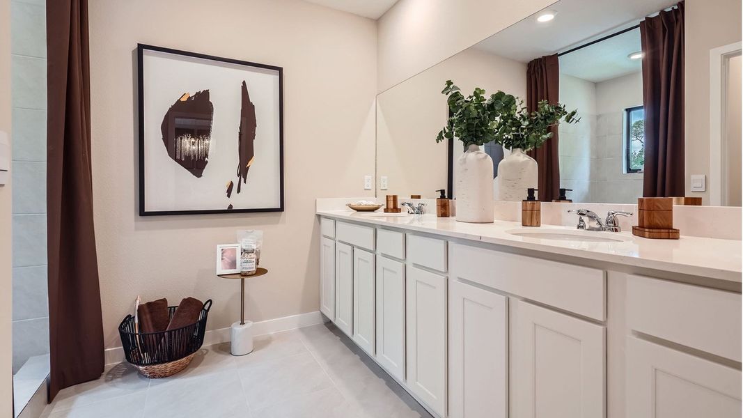 Furnished interior in a model home at Ashwood Cove in Lake Worth (Image 26).