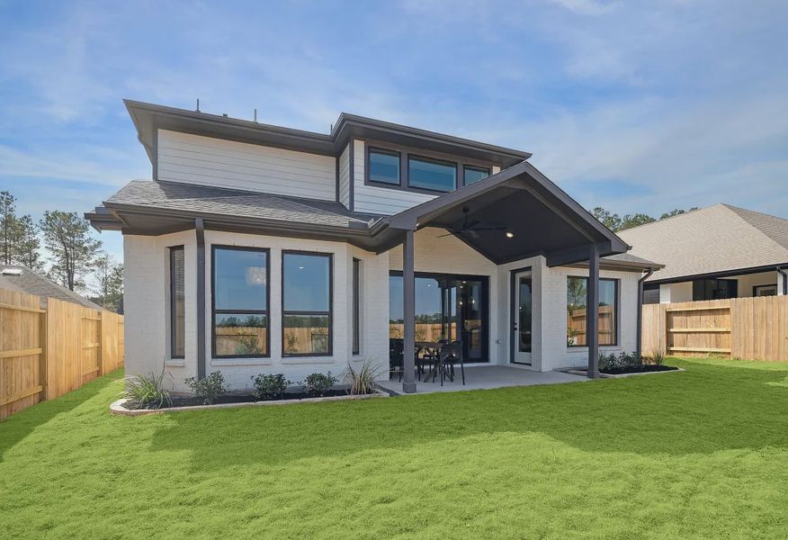 Plan 4069 Model Backyard - 7 of 12