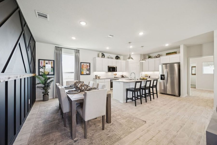 Furnished interior in a model home at Churchill in Anna (Image 11).